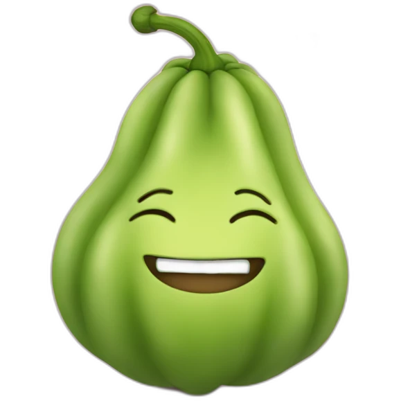 chayote in love emoji
