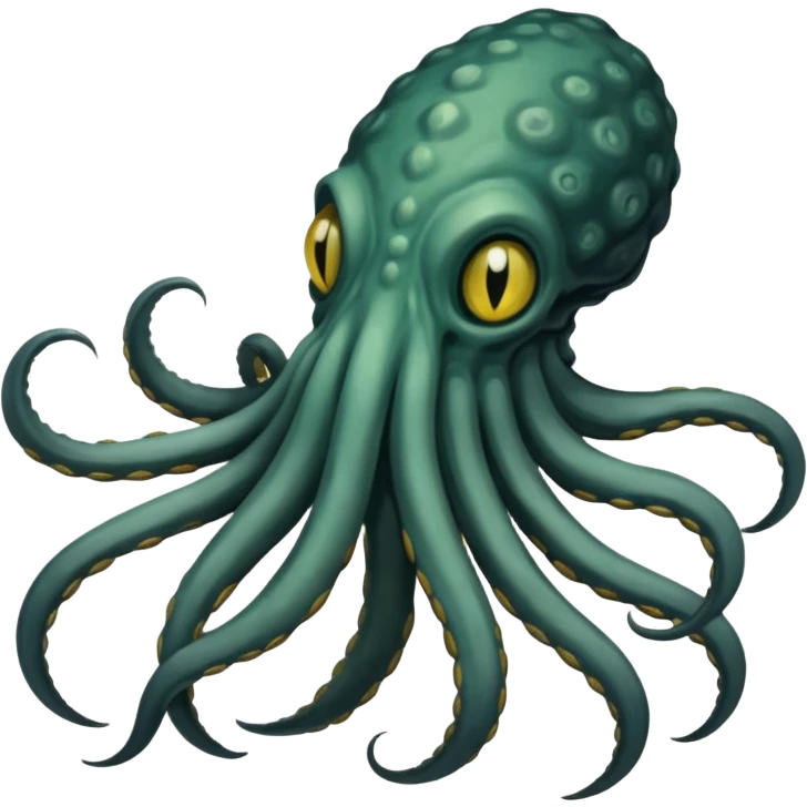 una spaventosa creatura aliena, simile agli orrori di H.P. Lovecraft emoji