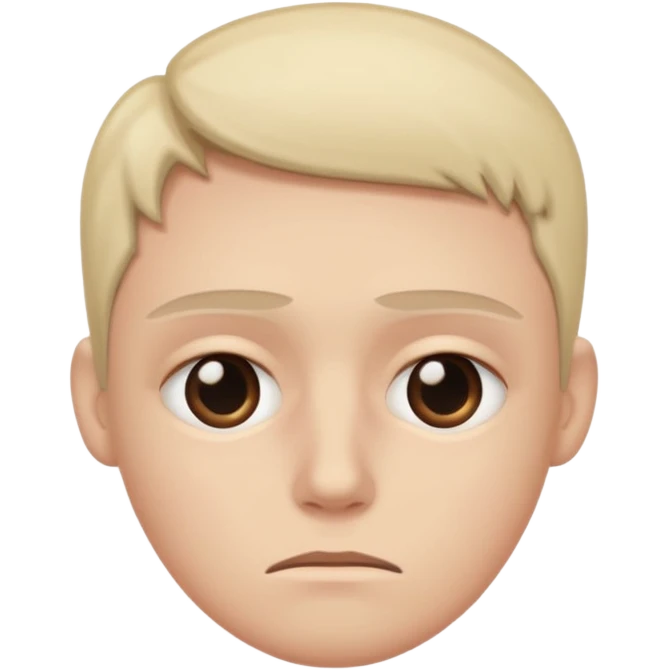 Ich bin müde und lustlos. emoji