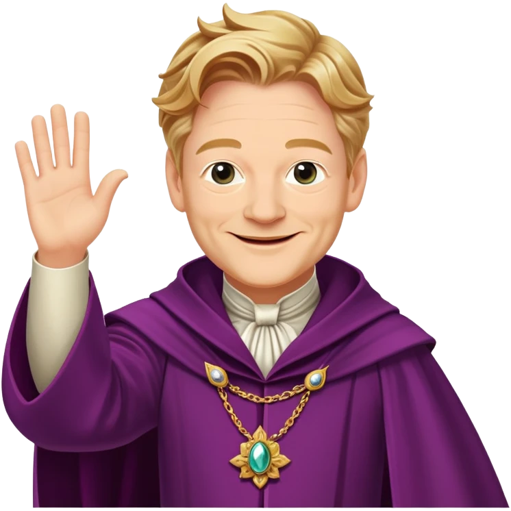 Kenneth Branagh is Gilderoy Lockhart in harry potter emoji