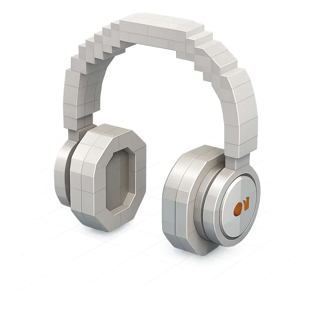 white Sony headphones with a metallic finish emoji