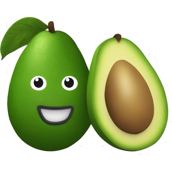 aguacate con león  emoji