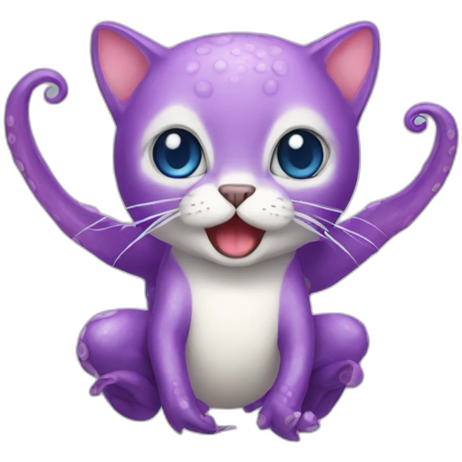 Octopus-cat emoji