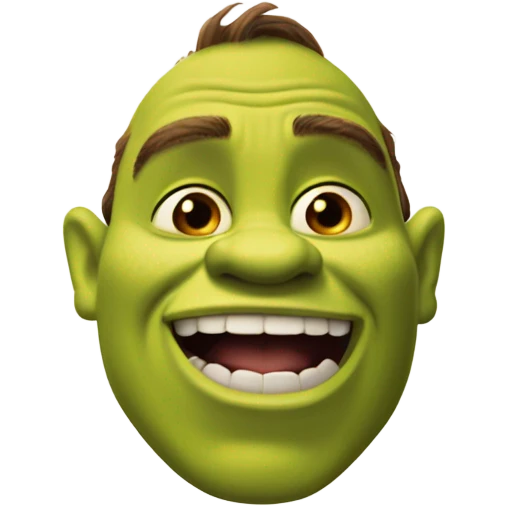 Mewing sherk emoji