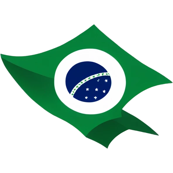black and white Brazil fla emoji