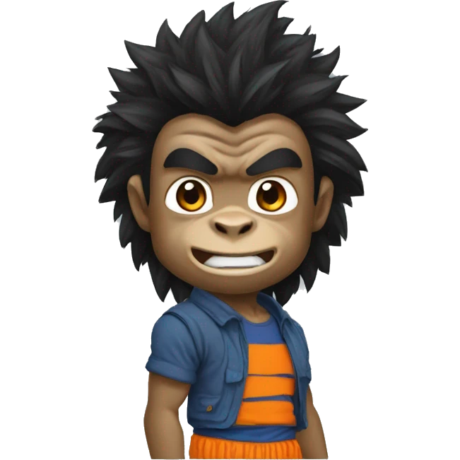 Gorilla goku  emoji