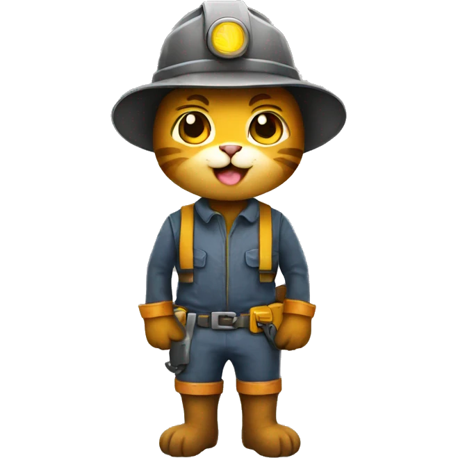 cat miner emoji