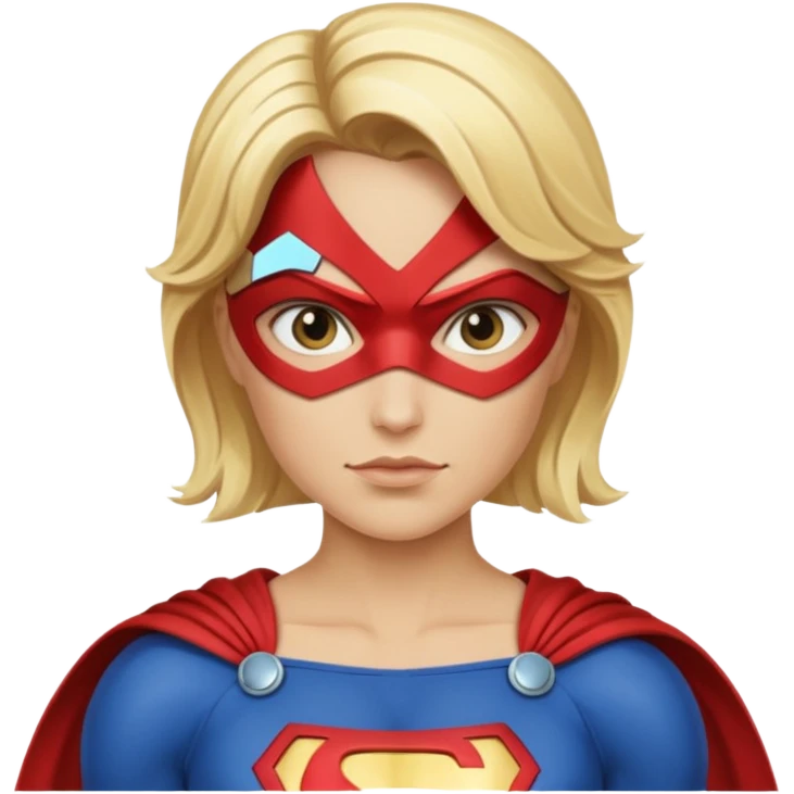 Flash super hero women blonde emoji