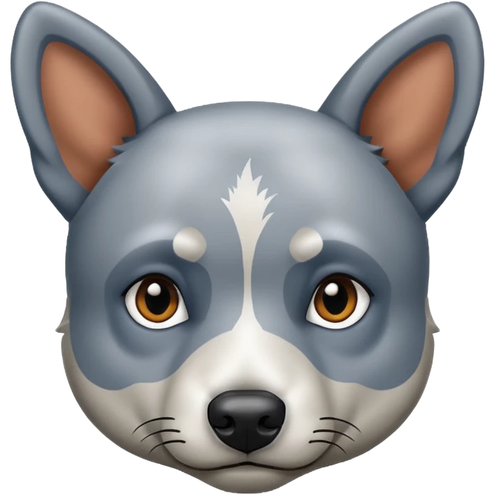 grey blue heeler emoji