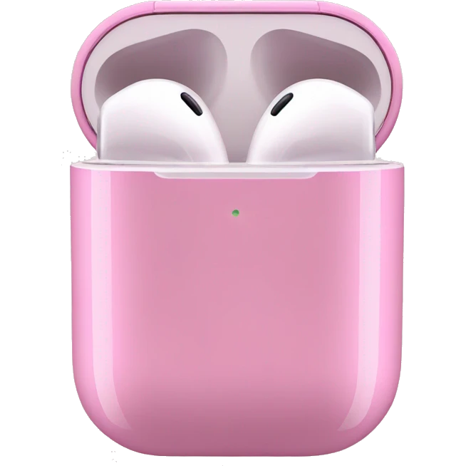 Pink airpod emoji