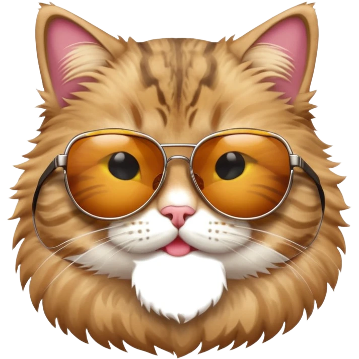 Cat wearing sunglasses emoji