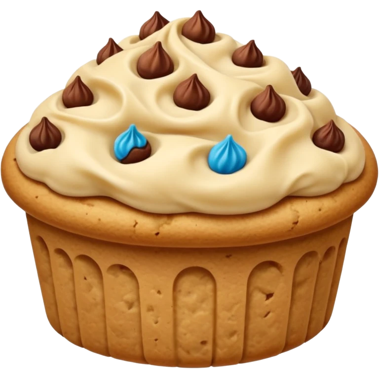 one filled date with like cookie dough topping  emoji