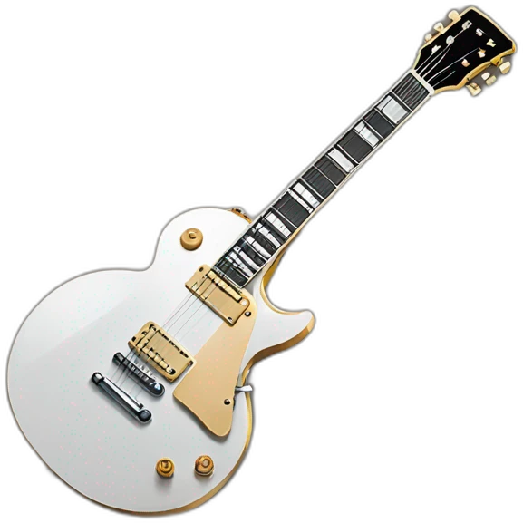 Guitar les paul emoji