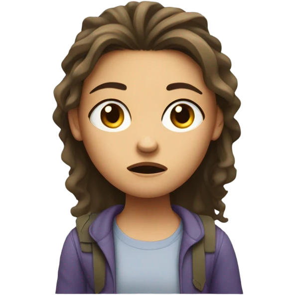 Confused girl emoji