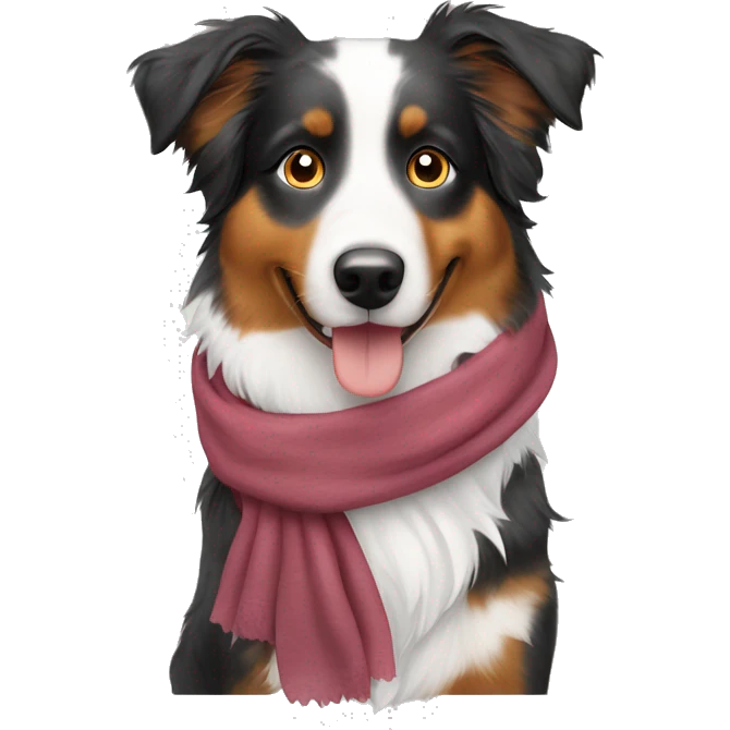 Australian Shepherd mit Halstuch emoji