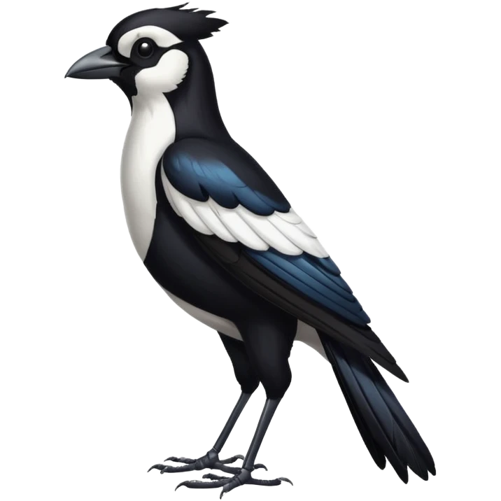 I want a magpie emoji standing emoji