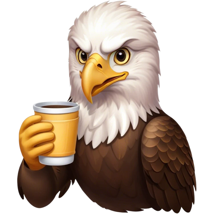 A Eagles with a cup emoji