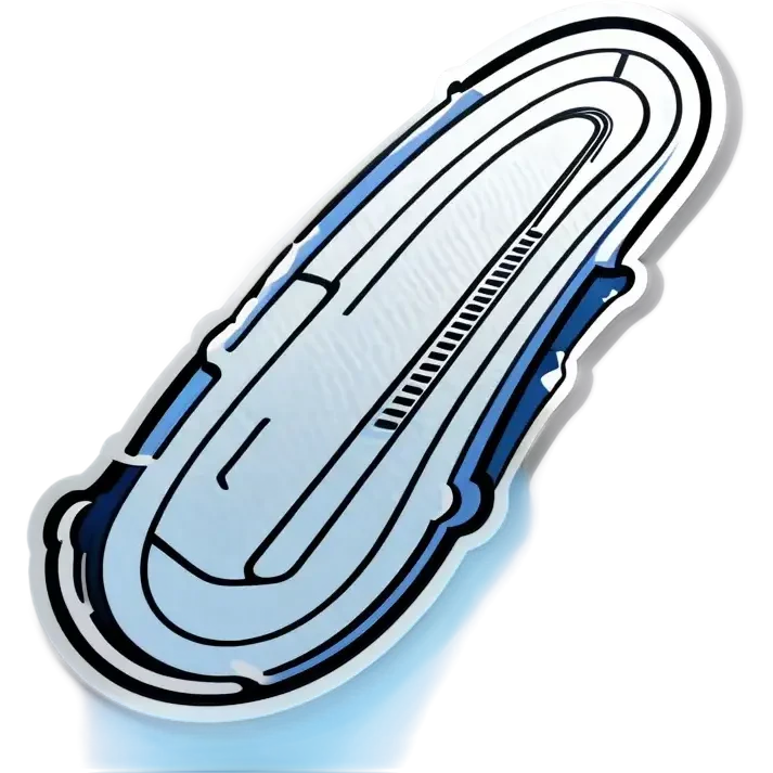 Kreis Racetrack with snow in winter emoji