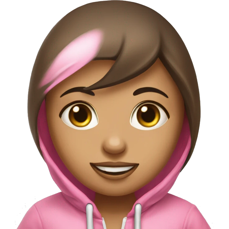 A woman who feeds a baby formula in a pink hoodie with the inscription “ANA” emoji