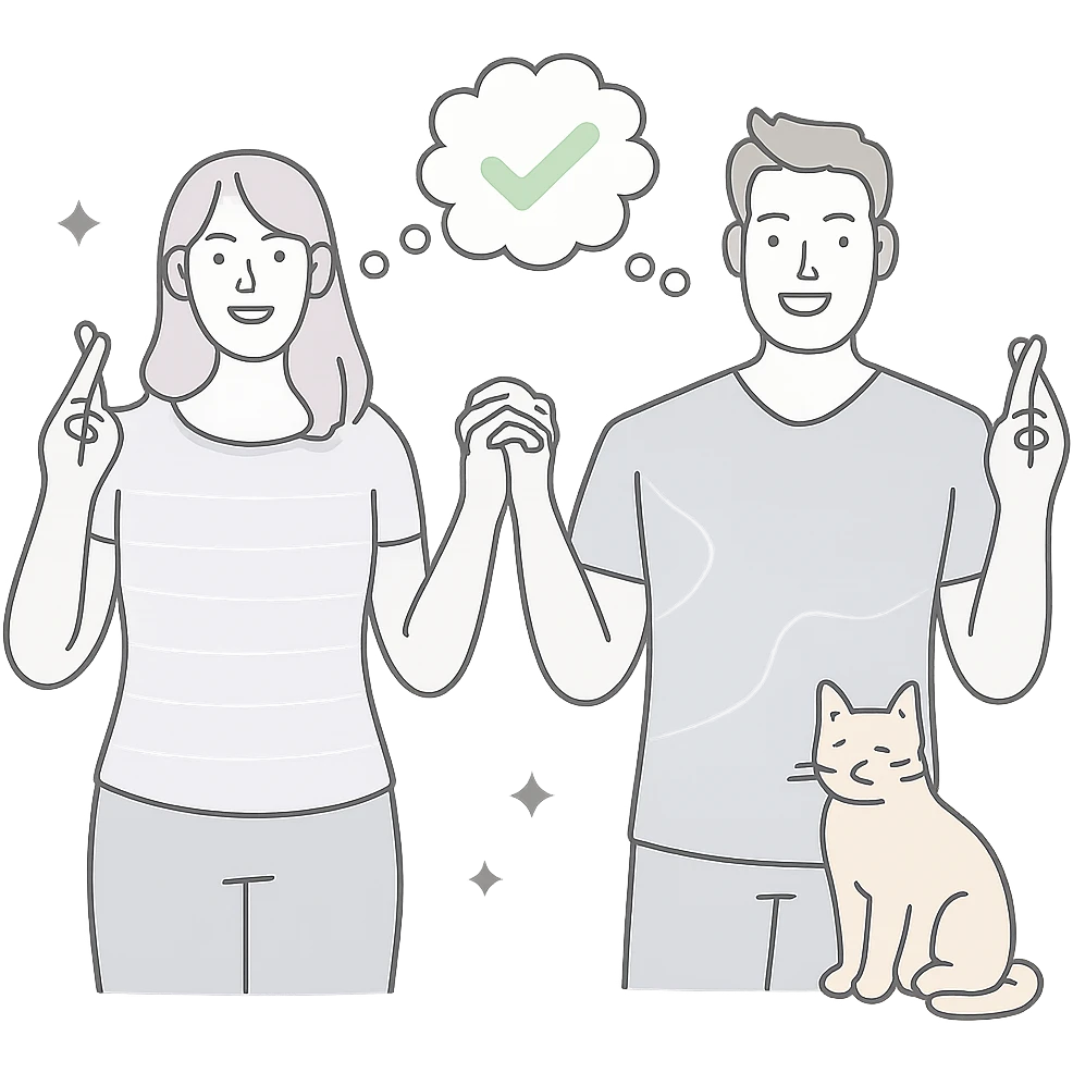 cute cat sitting, minimalistic pastel illustration with clean lines, avoiding warm colors emoji