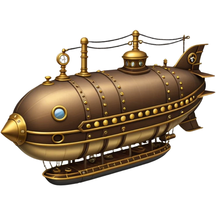 steampunk airship emoji