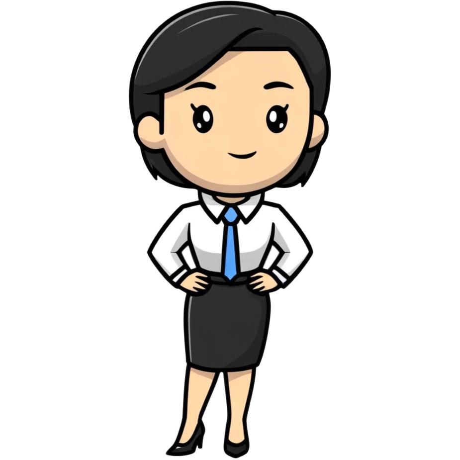 businesswoman in office attire emoji