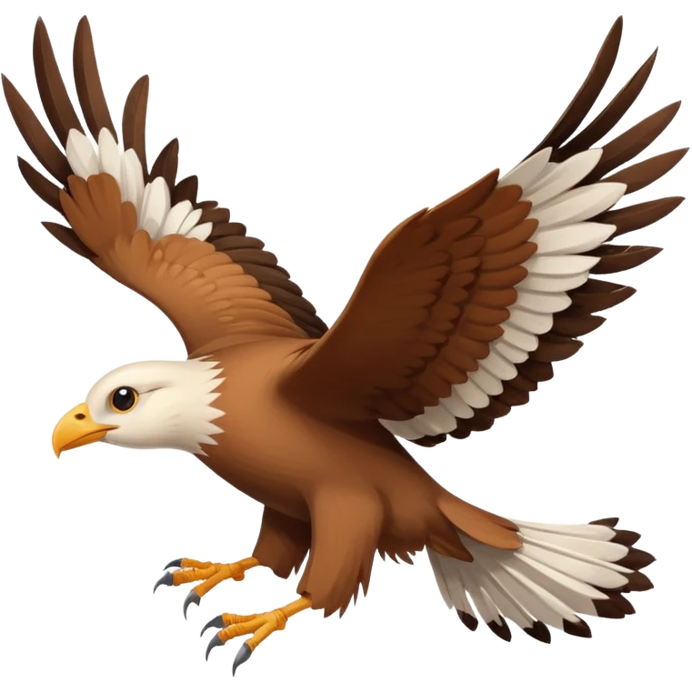 a bird in the wind emoji