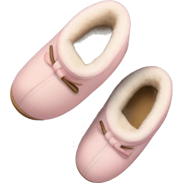 light pink ugg slippers  emoji