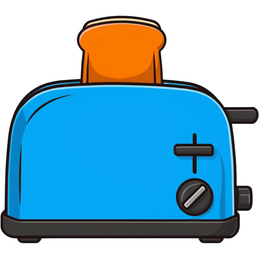 blue toaster emoji