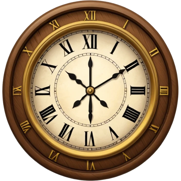 12:00 on the clock old clock emoji