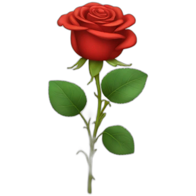 red rose emoji
