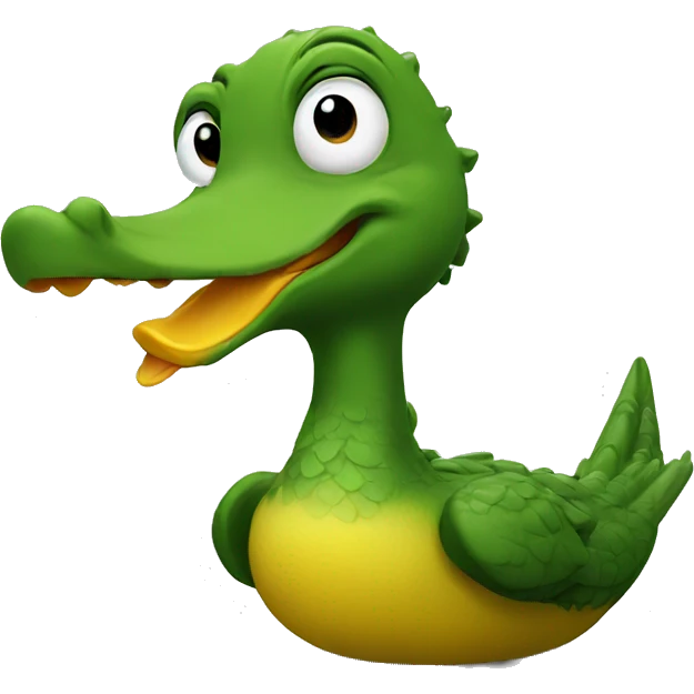 crocodile duck emoji
