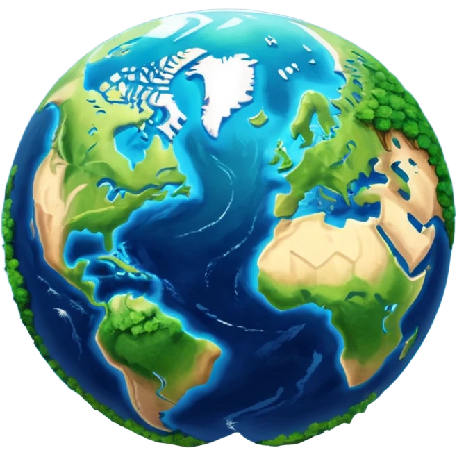 planet earth north america emoji