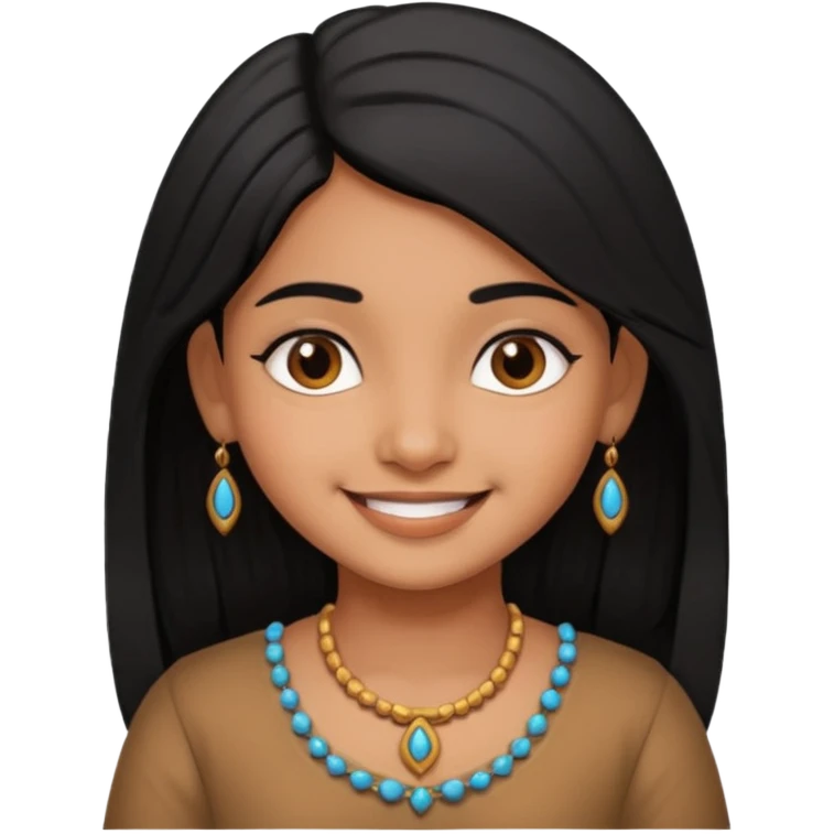 Cute girl Indian  emoji