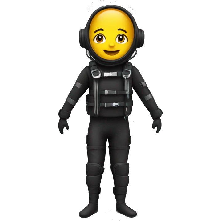 dancer wearing scuba gear emoji