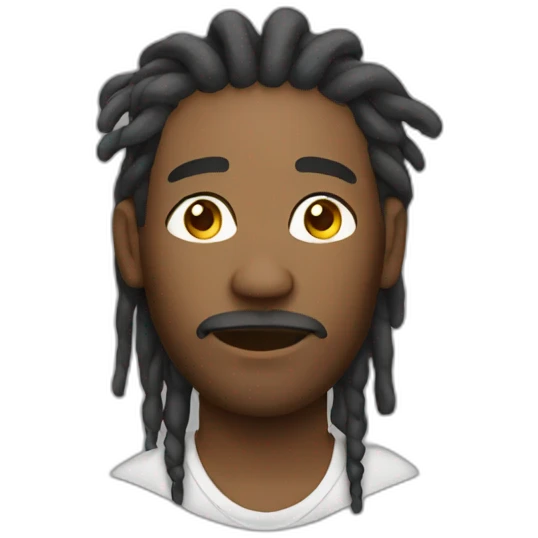 dreadlocks man emoji