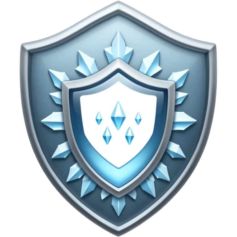 frosted shield emoji