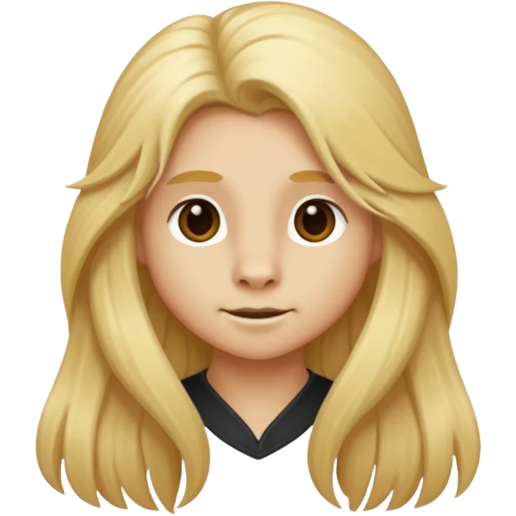 animal with long blonde hair emoji