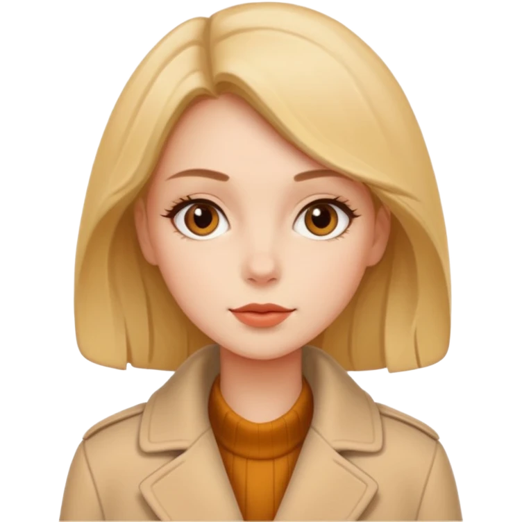 beige autumn winter girly  emoji