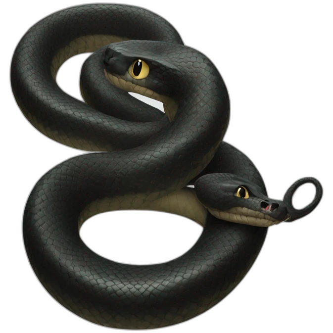 darkness snake emoji