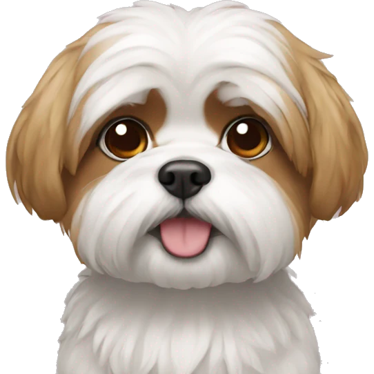 Two shitzu  emoji