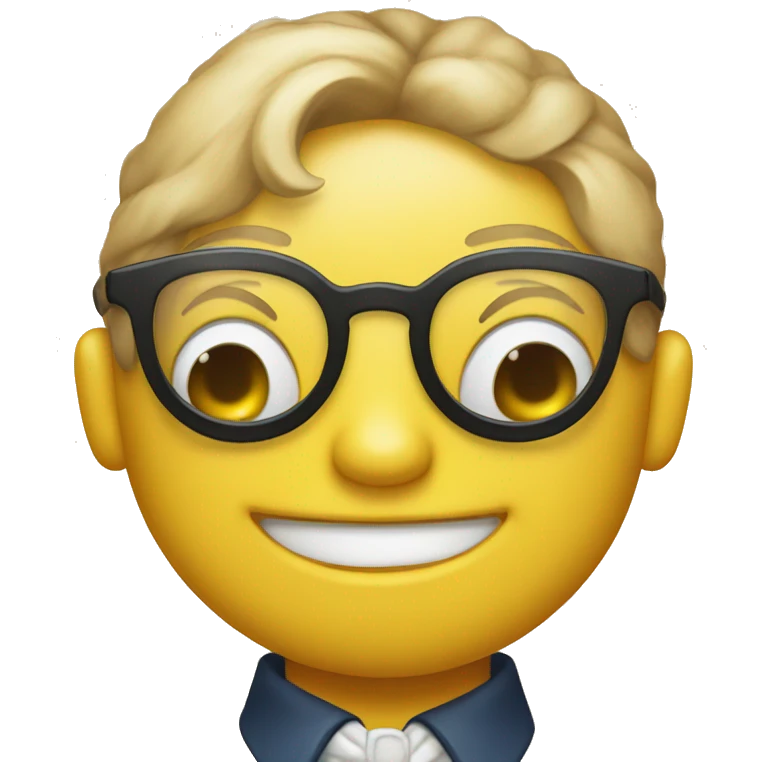 Preppy smiley face emoji