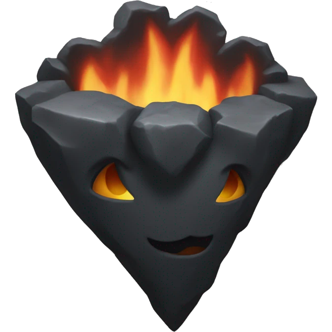 Black hearth with rrose sparks emoji