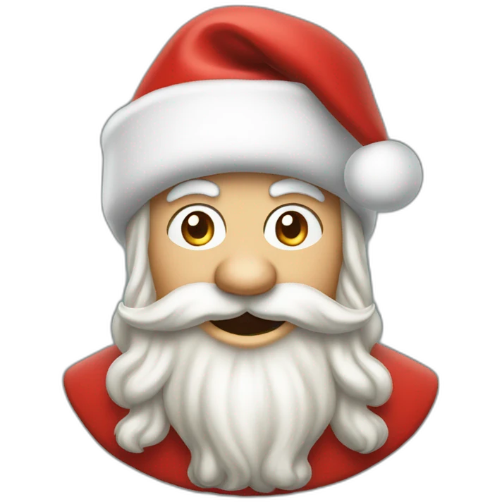 Un lutin du pere noel avec une cheminée  emoji