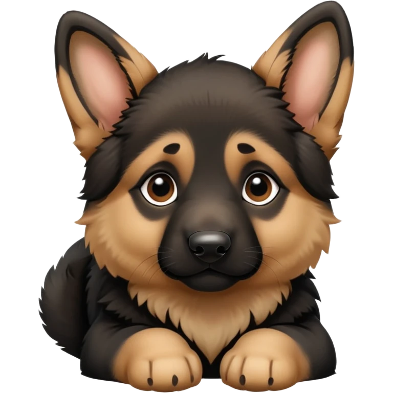 German shepherd puppy emoji