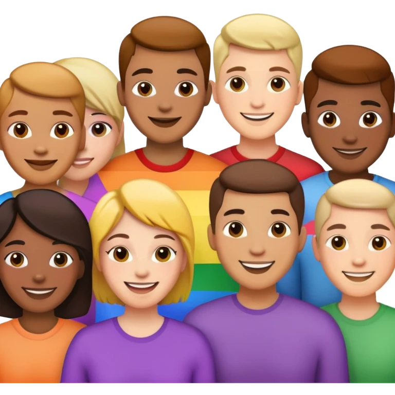 LGBTQ people together emoji