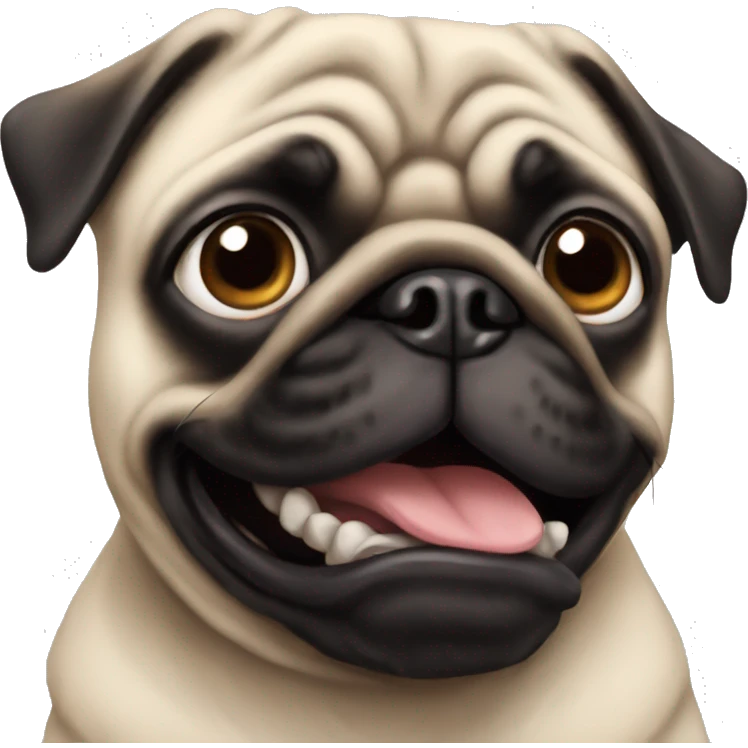 Pug emoji