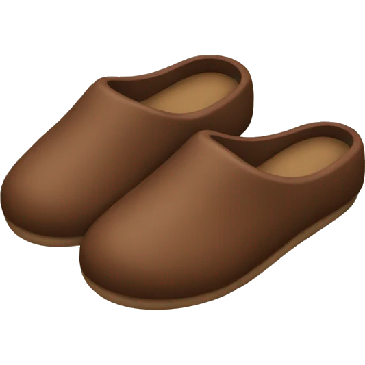 Brown Slippers emoji