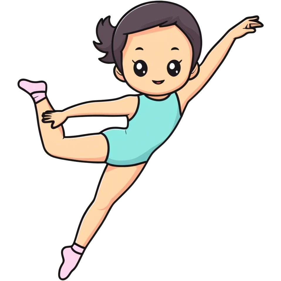 Girl gymnastics  emoji