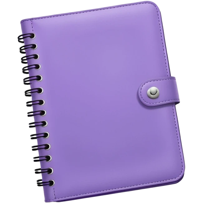 Lavender planner emoji